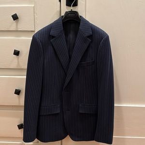 Bonobos knit navy pinstriped blazer, 38S | unworn